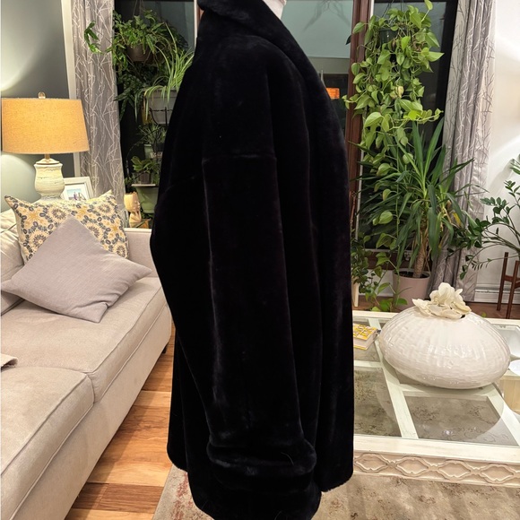 Vintage Donnybrook Faux Fur Black Jacket~Size Small - Picture 4 of 7